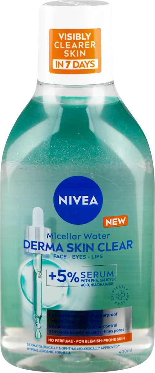 NIVEA DermaSkinClear micelarna voda400ml NIVEA