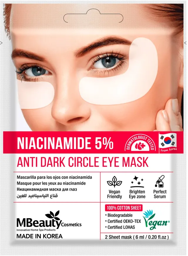 Maska oko ociju Niacinamide MB 1par 1 kom MBeauty