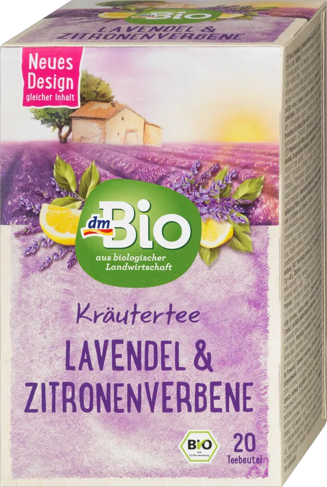 dmBio čaj lavanda i verbena 20x2g dmBio