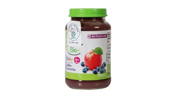 Kasica bio jabuka borovnica 4m NP 190g Nature's Promise