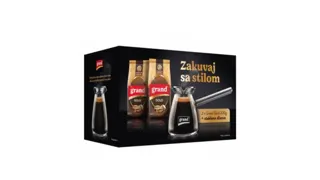 Kafa Grand Gold 2x200g+ staklena dzezva