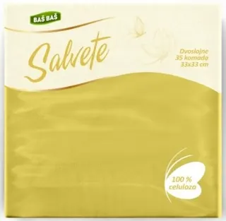 SALVETE 2SL ŽUTE 33X33 BAŠ BAŠ 35/1