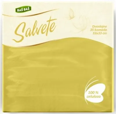 SALVETE 2SL ŽUTE 33X33 BAŠ BAŠ 35/1 BAS BAS