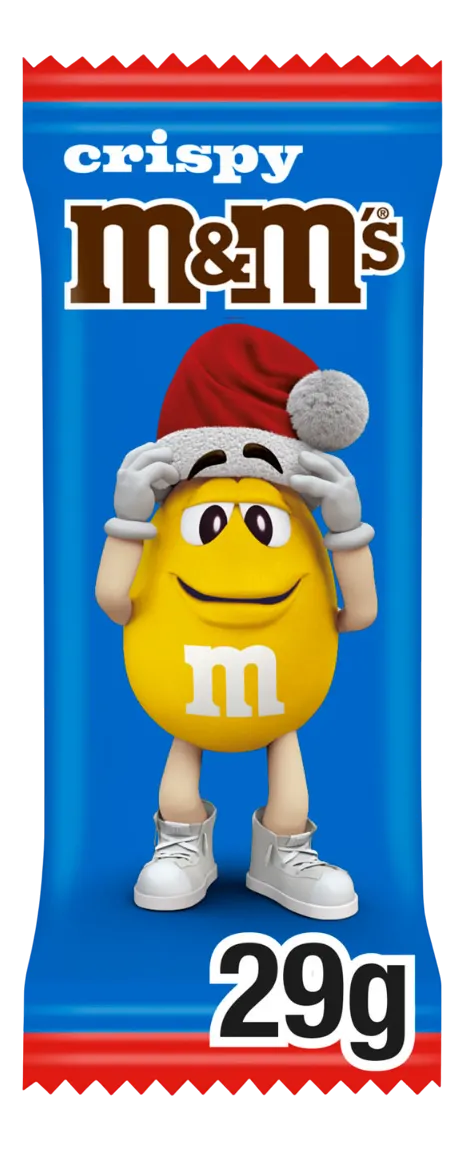 M&M Crispy Santa 29g. Xmas MARS
