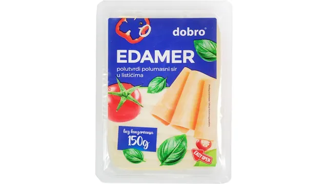 SIR EDAMER SLAJS 150G DOBRO OSTALO