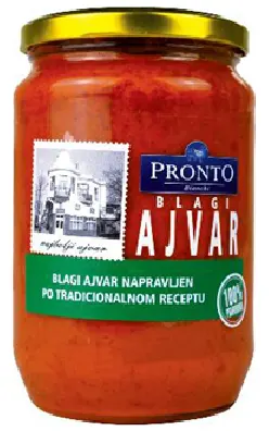 AJVAR BLAGI 720gr PRONTO DUCLA TRADING