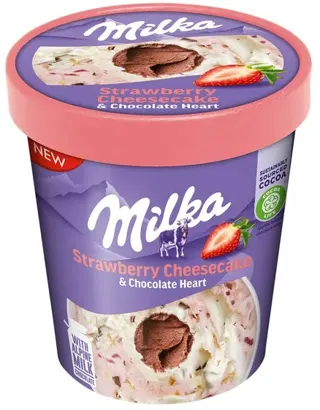 SLADOLED MILKA STRAWBERRY 425ML
