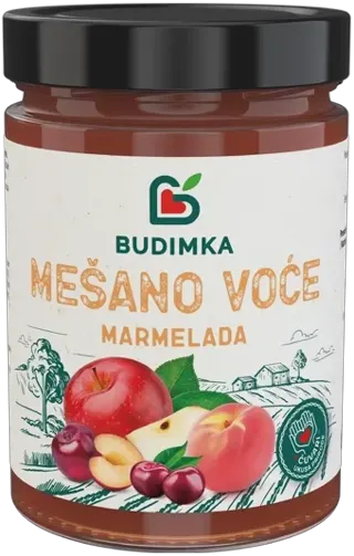 BUDIMKA MARMELADA MEŠANO VOĆE 680G