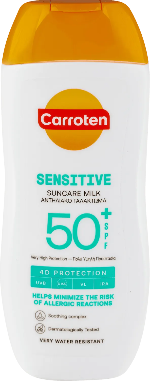 Carroten SENSITIVE mleko ZF50+ 200 ml Carroten