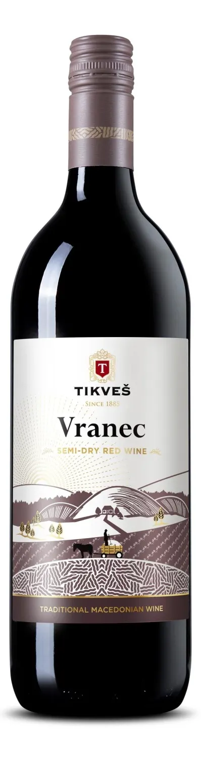 Vino crveno Vranec 1/1 1 l Tikves