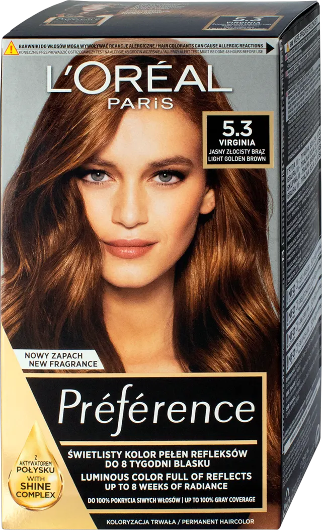 L'ORÉAL Préférence boja za kosu 5.3 L'ORÉAL PARiS Préférence