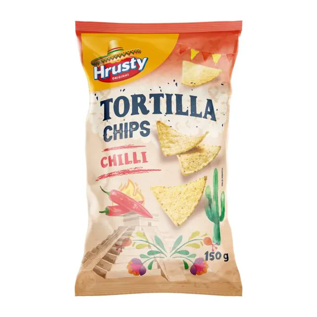 TORTILJA CHILI 150G HRUSTY HRUSTY