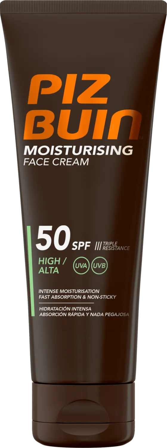 KREMA ZA SUNČANJE ZA LICE PIZ BUIN SPF50 VISOKA ZAŠTITA 50ML J&J JOHNSON'S