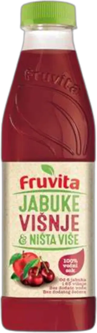 fruvita voćni sok jabuka višnja 330ml