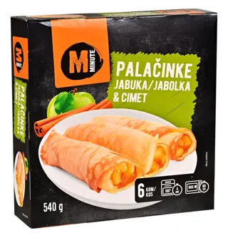 PALAČINKE JABUKA CIMET 540G MINUTE