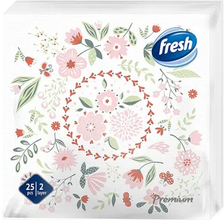 Salvete premium cvece Fresh 25/1 38x38