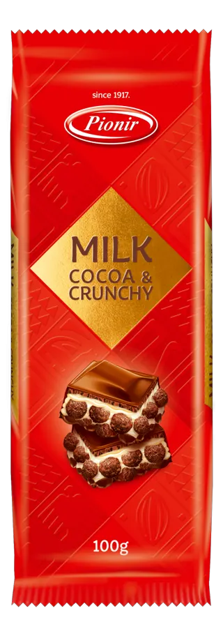 CRUNCHY MLEKO COCOA 100g PIONIR
