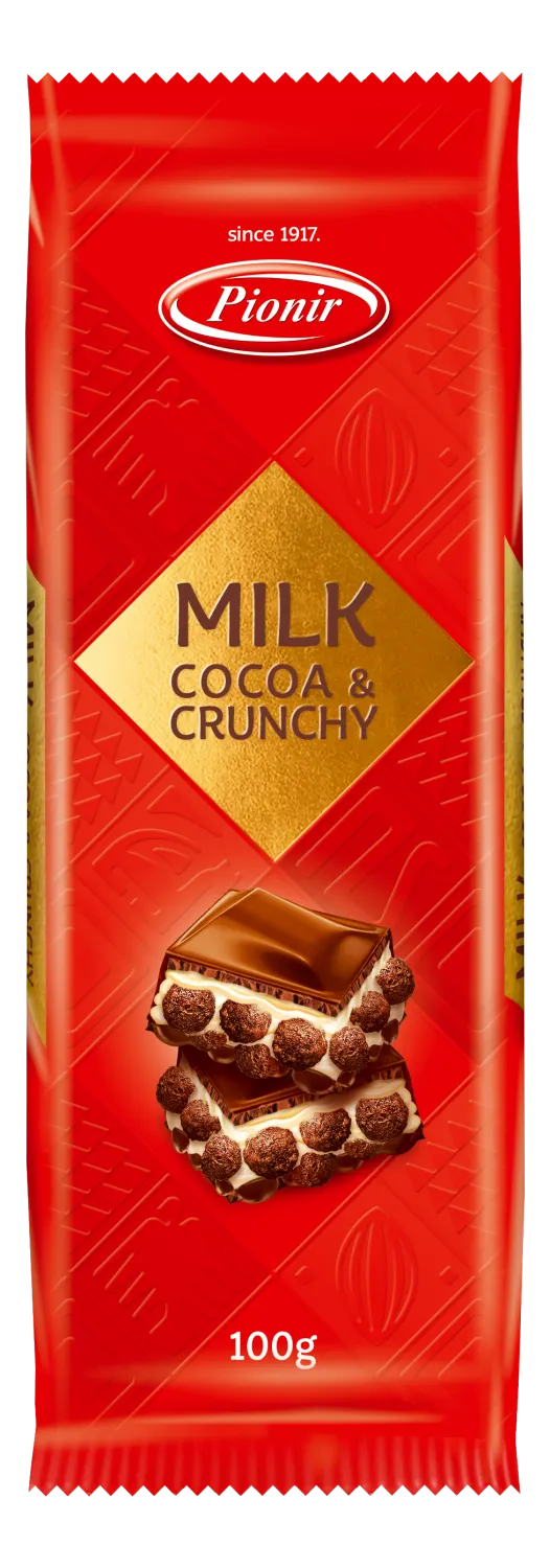CRUNCHY MLEKO COCOA 100g PIONIR PIONIR