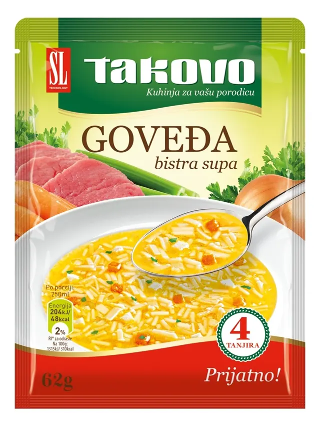 Govedja bistra supa Takovo 62g Swisslion