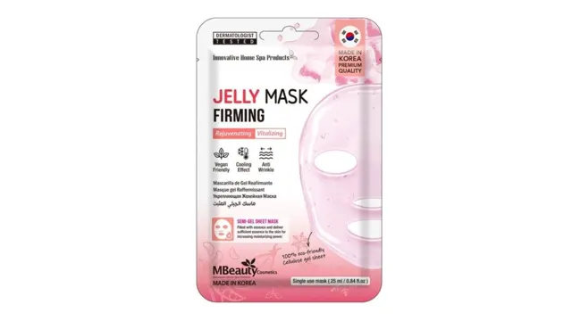 MBeauty JELLY FIRMING maska za lice 25ml MBeauty
