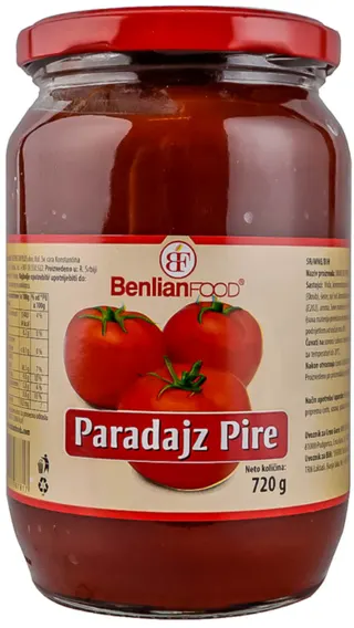 Paradajz pire Benlian Food 720g