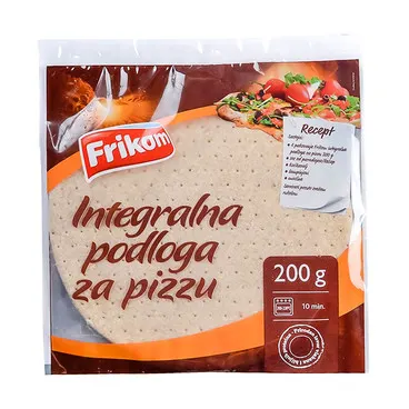 Podloga za Pizzu integralna 200 g FRIKOM