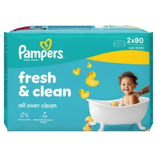 Vlazne mar.Pampers Fresh 2x80