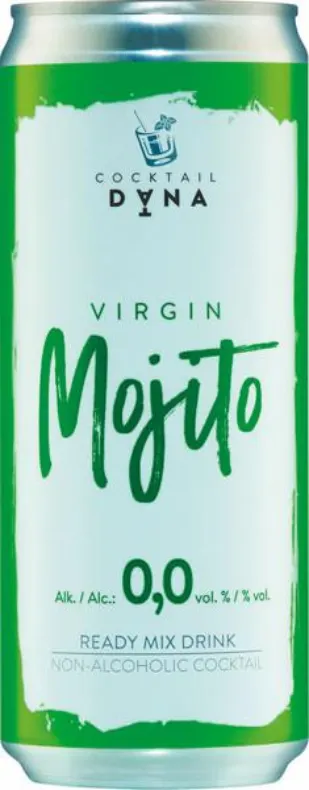 KOKTEL DANA MOHITO 0.33L 0.0% ALKOH.LIM RUMAPROMET RUMAPROMET