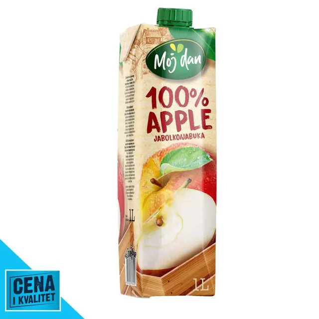 SOK JABUKA 100% 1L MOJ DAN MOJ DAN