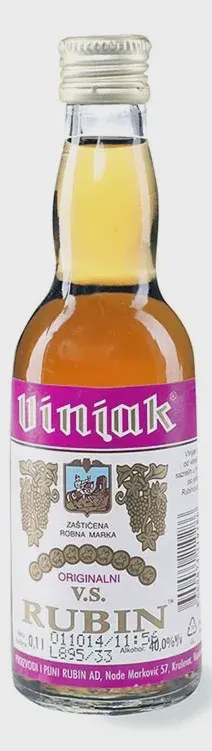 RUBIN VINJAK 40% 0,1L RUBIN AD KRUŠEVAC