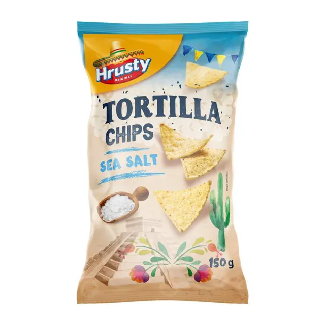 TORTILJA MORSKA SO 150G HRUSTY HRUSTY