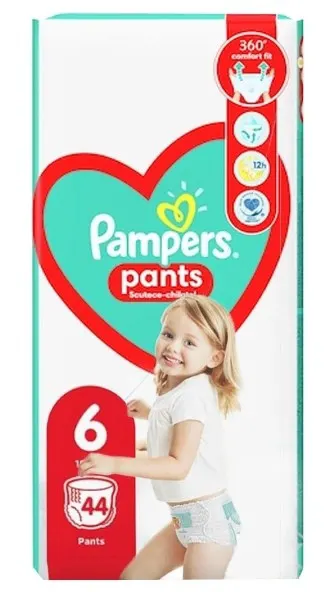 Pampers Pants pelene gaćice vel.6 44kom Pampers active baby