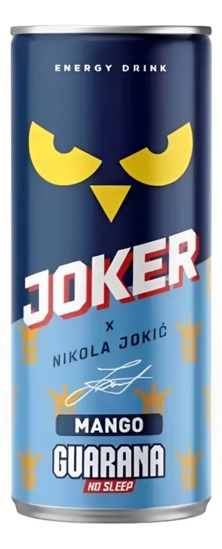 ENERGY GUARANA JOKER MANGO 0.25L LIM