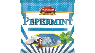 Bombone Pepermint sa kakao punjenjem 100g,Silbo