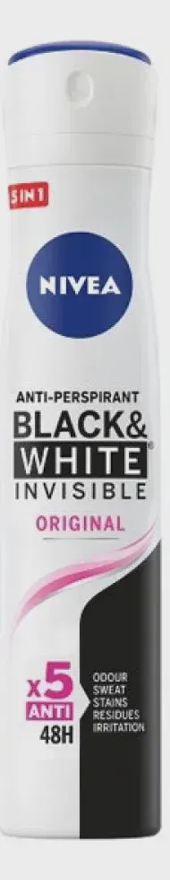 DEZODORANS NIVEA BLACK&WHITE INVISIBLE W 2000ML NIVEA
