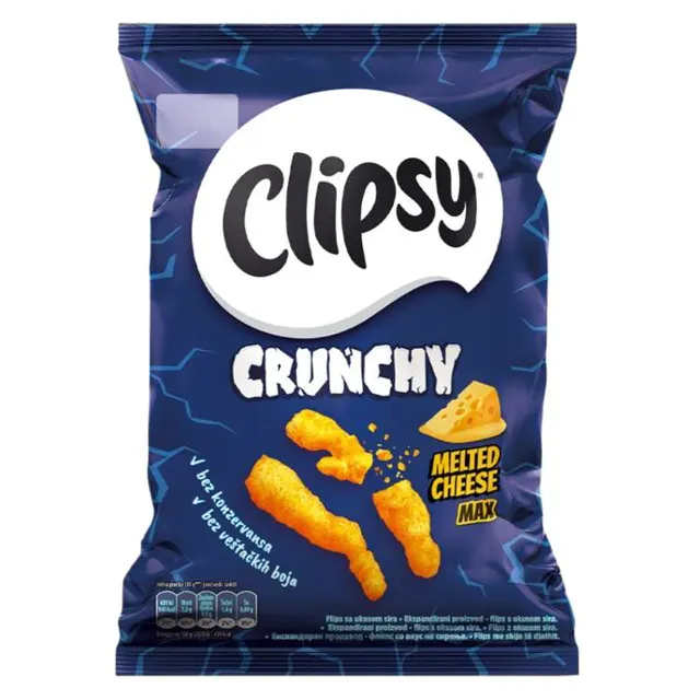 Flips Crunchy Melted Cheese Clipsy 70g Clipsy