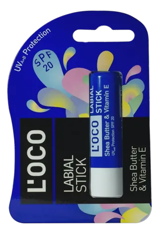 MAST ZA USNE LOCO STIK SHEABUTTER&VITAMIN E SPF20 5.1G HEMIGAL