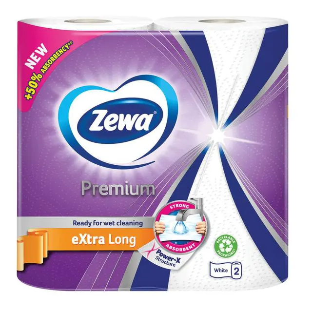 Ubrus extra long dvoslojni-70sh Zewa 2/1 2 kom Zewa