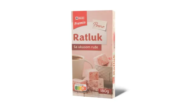 Ratluk sa ukusom ruze Maxi 180g Maxi