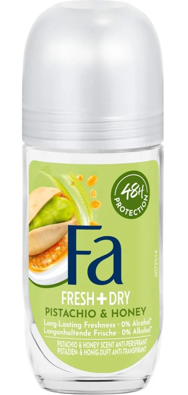 DEO ROLL ON FA PISTACHIO & HONEY 50ml FA