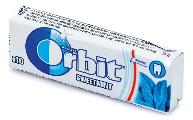 ORBIT SWEETMINT 14g WRIGLY