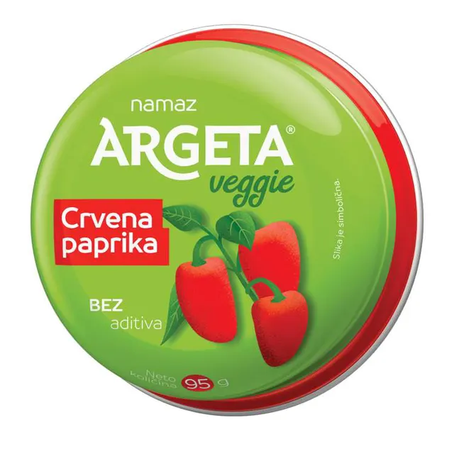 Humus veggie crvena paprika Argeta 95g Argeta