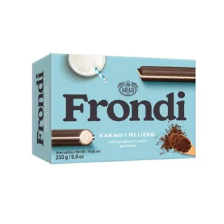 Keks Frondi vafl kakao/mleko 225g