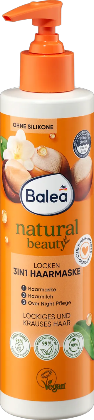 Balea NB maska/kovrdžavu kosu 3u1 250ml
