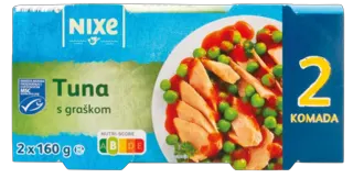 Tunjevina i grašak MK24 2x160g