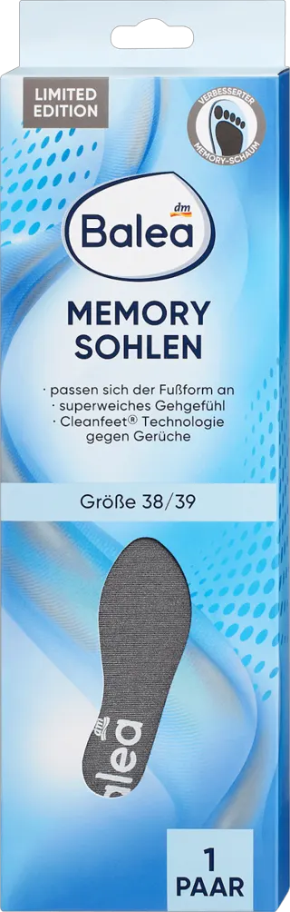 Balea mem. ulošci/ cip. sivi 38/39 1par