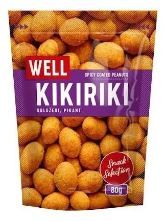 Well kikiriki oblozeni pikant 80g. #14 Tira WELL