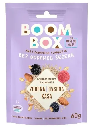OVSENA KAŠA BOOM BOX ŠUMSKO VOĆE BADEM 60G BOOM BOX
