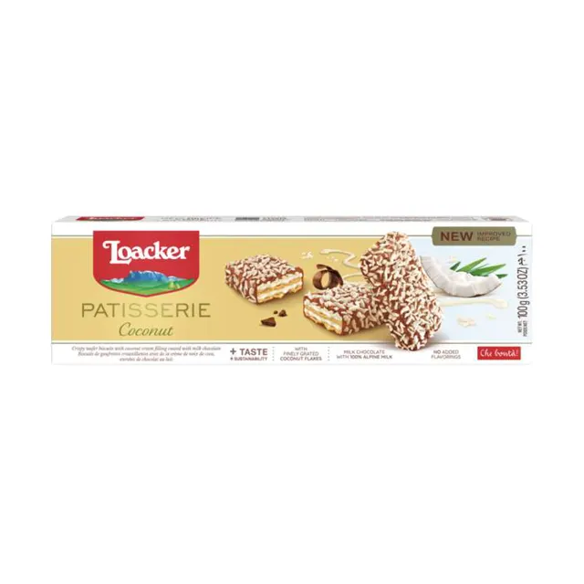 Vafl Loacker sa kokosom 100g Loacker