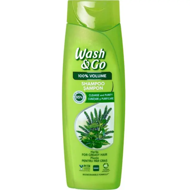 Sampon Biljke-Masna kosa W&G 180ml Wash&Go
